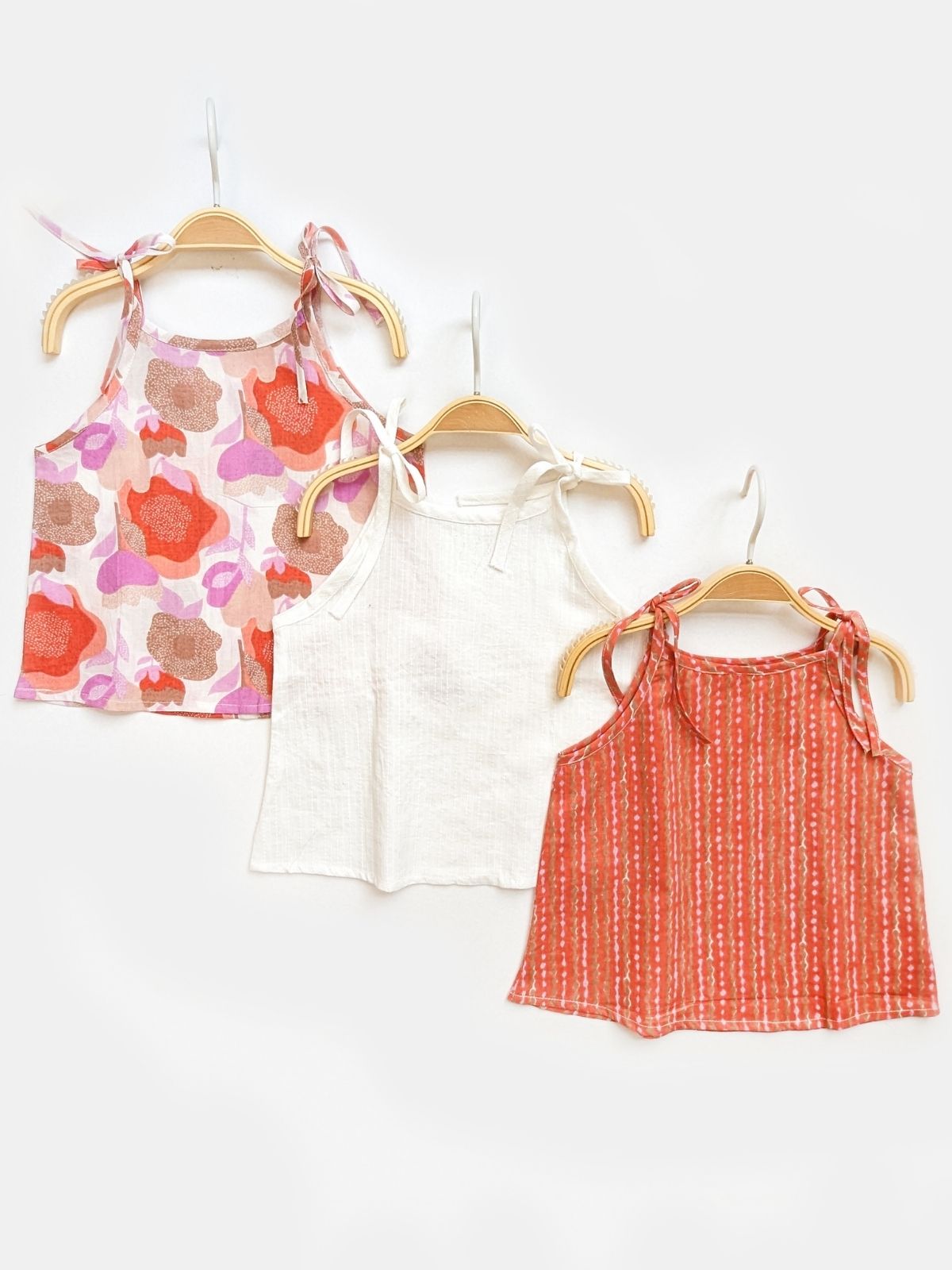 Doodle Comfort 100% cotton Unisex Newborn Jabla pack of 3- Orange