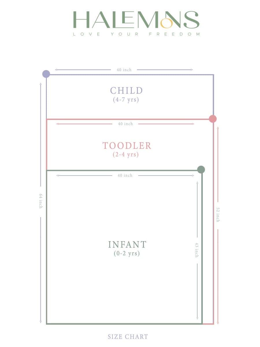 Crochette Pattern Embroidered Reversible Unisex Baby Kids Blanket